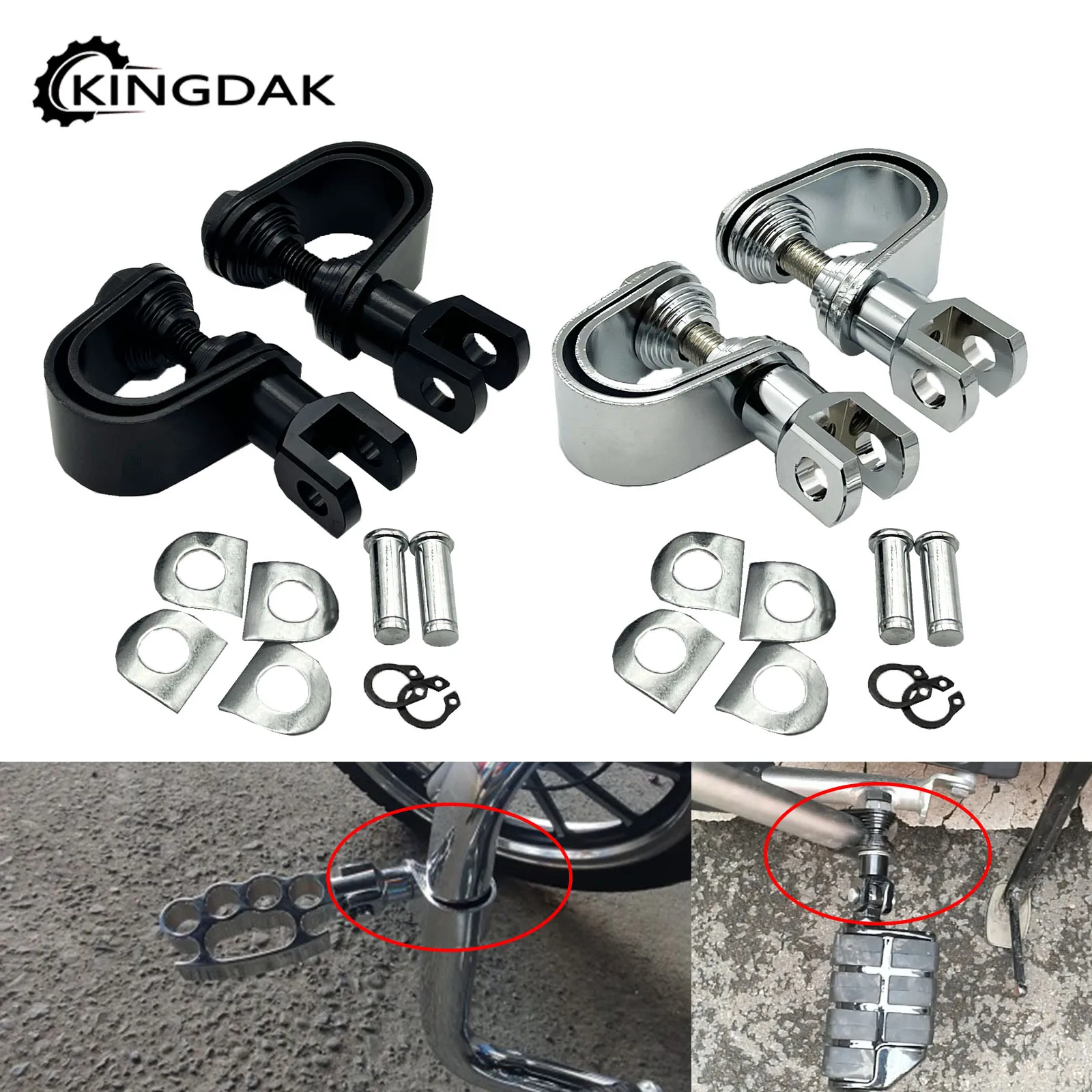 Мотоцикл 1 &quot25 мм 25&quot 32 Заготовка Краш Бар Защита двигателя Шоссе Подножки