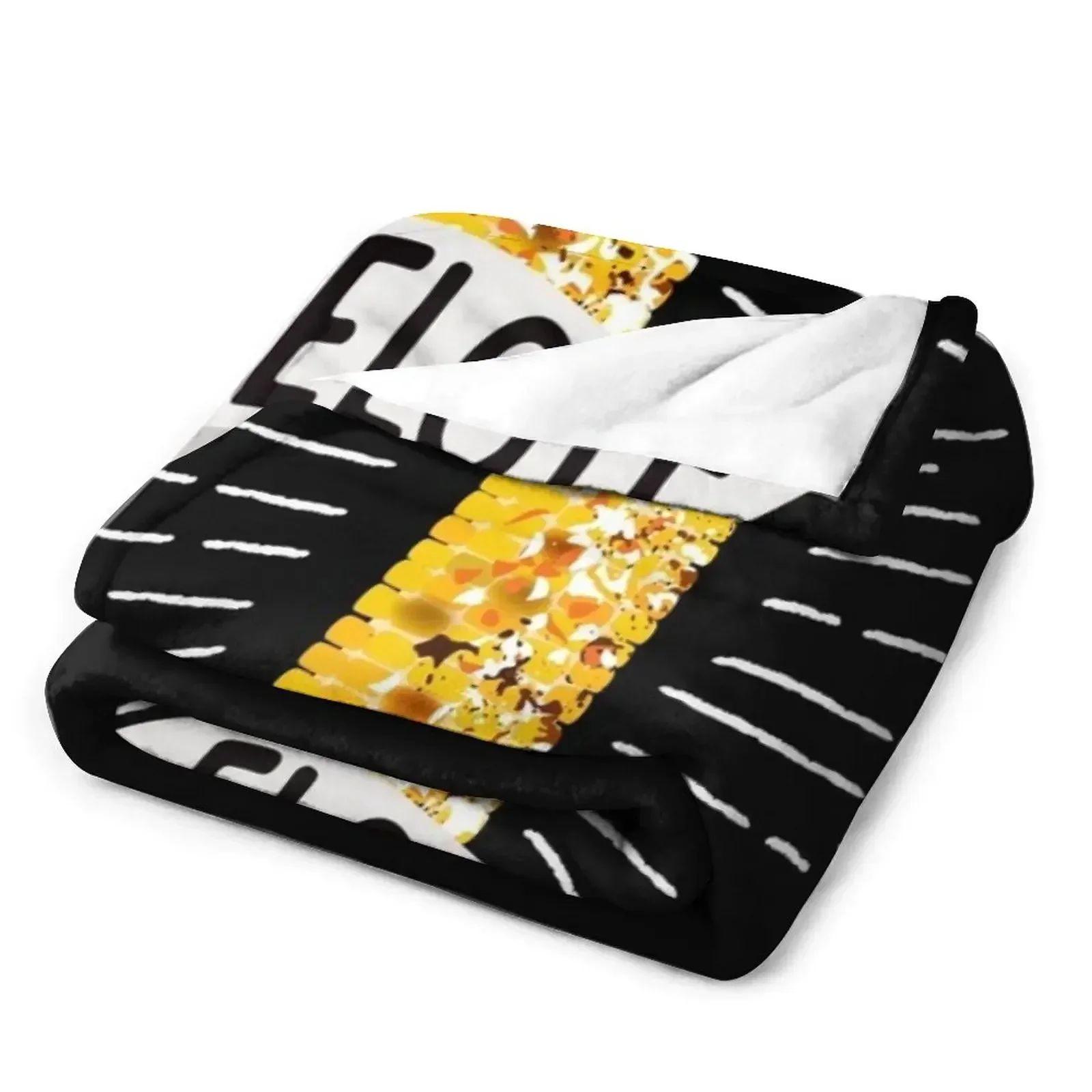 Фланелевое одеяло Latinx Elote Street Food Corn