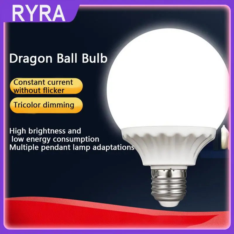 

Suitable For Various Lighting Fixtures Circular Bulb Small And Moderate In Size Energy Saving Led Dragon Ball Bulb Led Lamp