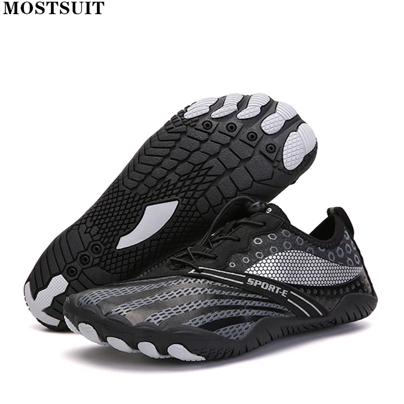 

Unisex Sport Water Shoes Men Barefoot Aqua Shoes Women Outdoor Plus Size Nonslip Sneakers for Beach Hiking Upstream Cycle