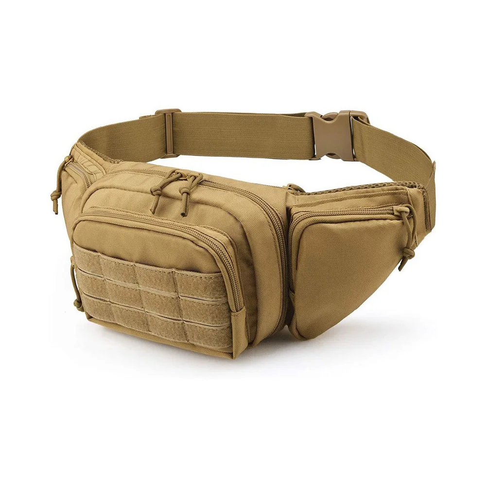 

Men's Waist Bag Sport Fanny Pack Multifunctional Adjustable Strap for Fishing Running Messenger Cashier Wallet Chest Bag