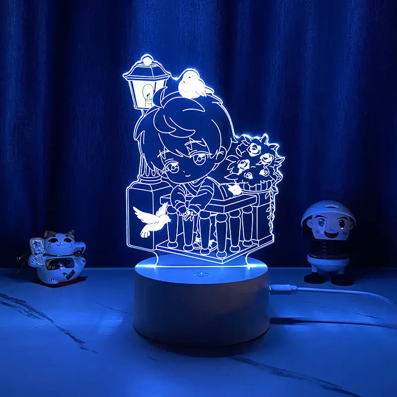 Любовь и глубокое пространство аниме Q Edition USB-подключаемая модель ночник