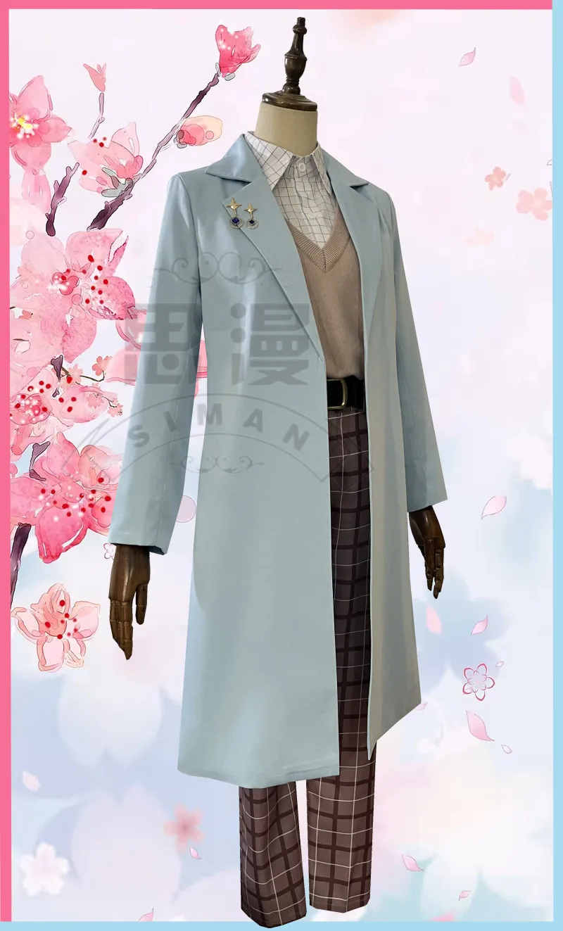 COS-HoHo аниме Vtuber Nijisanji Ike Eveland Sakura Bloom игровой костюм красивая униформа косплей наряд