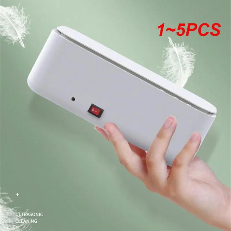 

1~5PCS Ultrasonic Cleaner Mini Cleaning Machine For Home Travel Multifunction Glasses Jewelry Deep Decontamination Cleaning