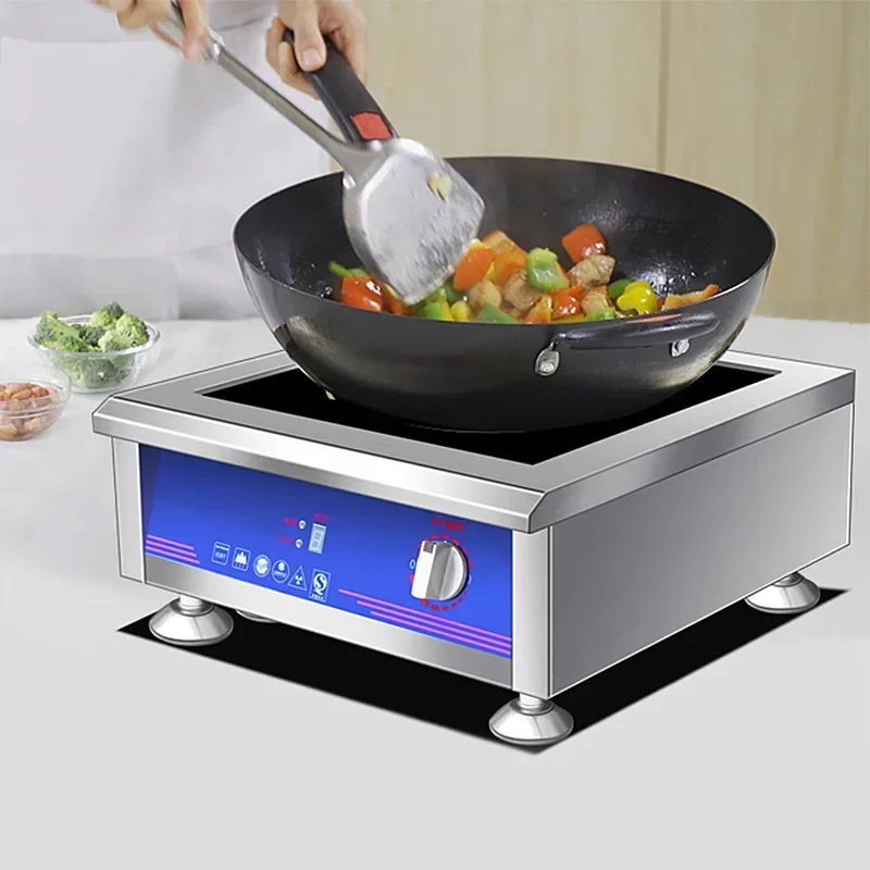 Индукционная плита плоская коммерческая большая мощная кухонная машина для