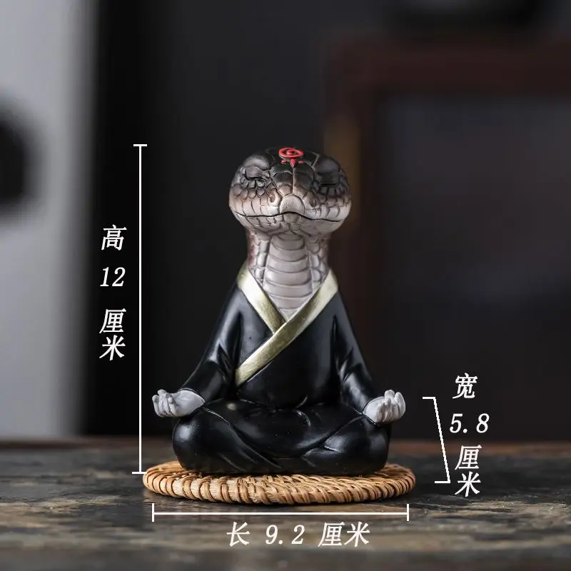 Древний Зодиак Змея Орнамент Моделирование Год Питона Талисман Настольное