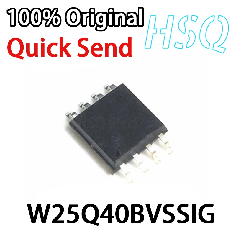 

5 шт., новинка, W25Q40 w25q40bvcome W25Q40BVSIG SOP8