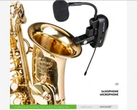saxophone microphone professional dual channel wind instrument saxophone wireless microphone system mini portable player sets 2