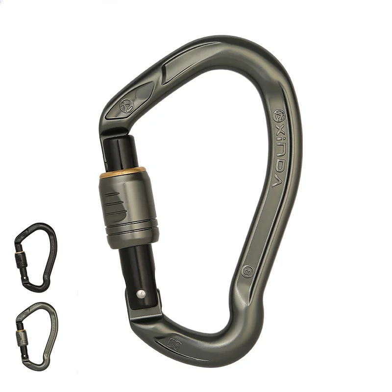 CE UIAA Сертифицированный карабин с пружинными воротами из алюминия 7075 большим