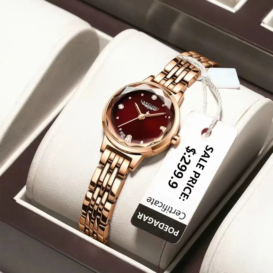 POEDAGAR Classic Luxury Women Watch Stainless Steel Small Dial Delicate Waterproof Quartz Casual Dress Ladies Watch Reloj Mujer