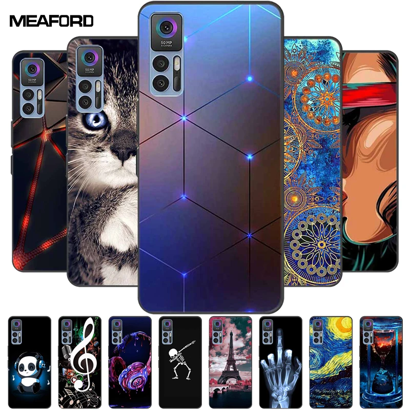 Чехлы для TCL 30 5G Plus Модные мягкие силиконовые чехлы из ТПУ Задняя крышка Funda T776H