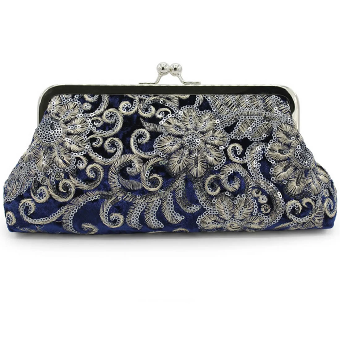 

Vintage Embroidered Flower Evening Clutch Women 2023 Chain 2023 Bags Female Korean Luxury Party Wallets Purse Black