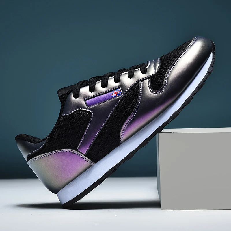 Retro Athletic Running Shoes Men Luxury Designer Trainers Platform Flats Men's Jogging Shoes Breathable Mesh Men Sports Sneakers