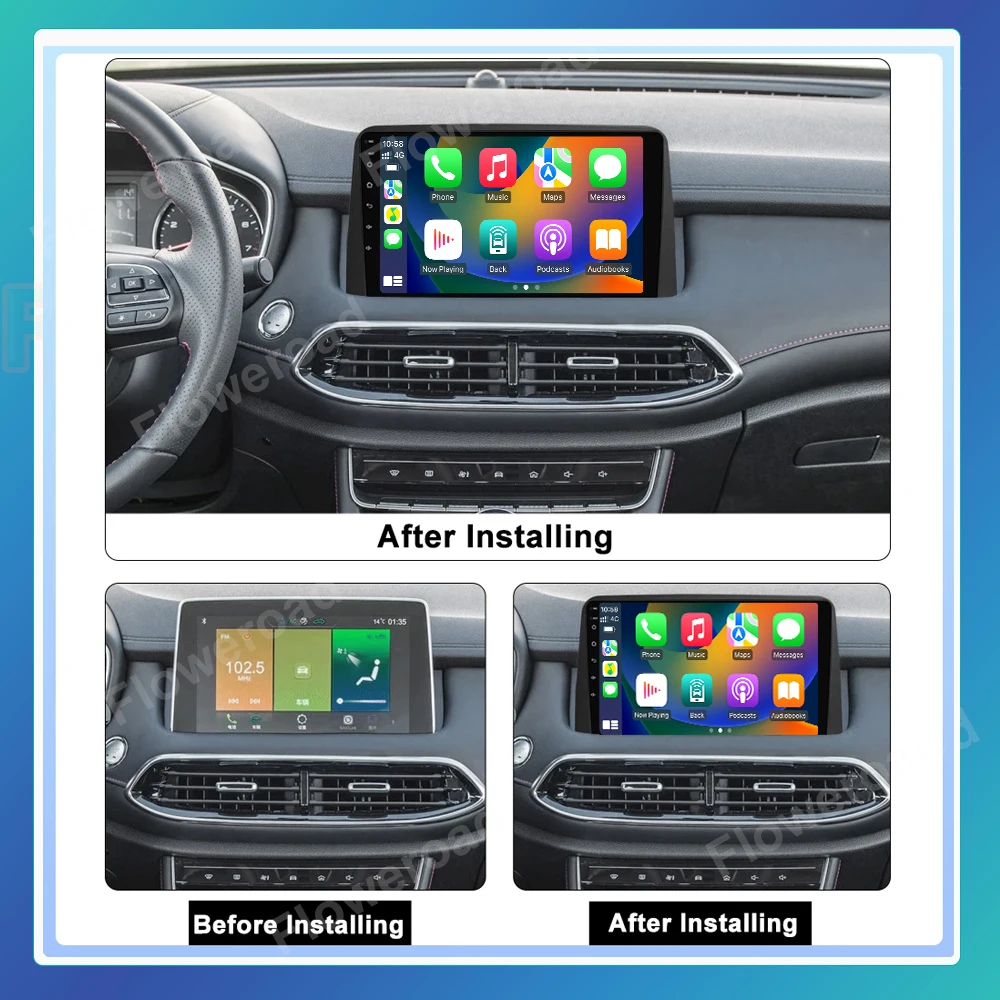 QLED IPS 256G 4G WIFI LTE DSP Android 13 для MG HS 2018 - 2021 GPS навигация Carplay автомобильное радио