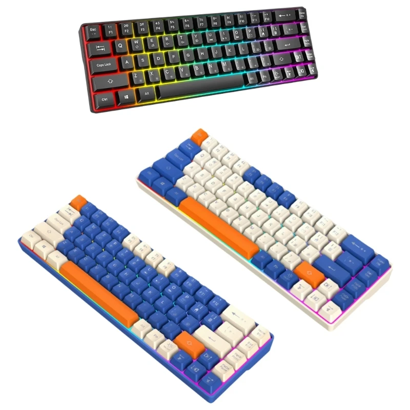 Механическая игровая клавиатура 68 клавиш английского языка | AliExpress