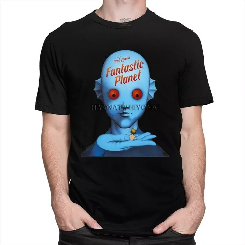 

Новинка 2022, футболка с изображением фантастической планеты, мужские хлопковые футболки, научная фантастика, необычный фильм, уличная одежд...