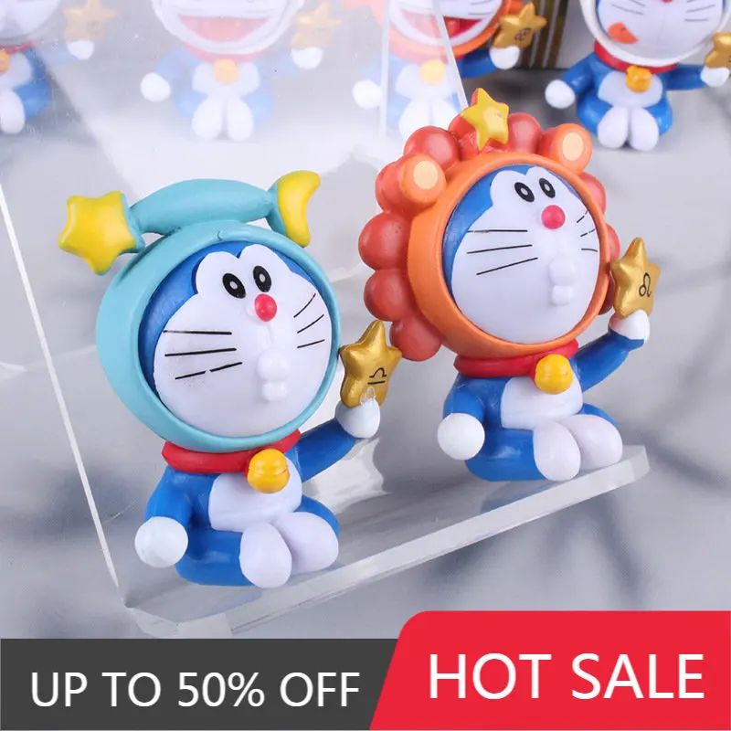 

Набор из 12 предметов с покемоном, 12 элементов, Doraemon Jingle, украшение ручной работы, настольное мини-украшение, модель торта, украшения для авто...