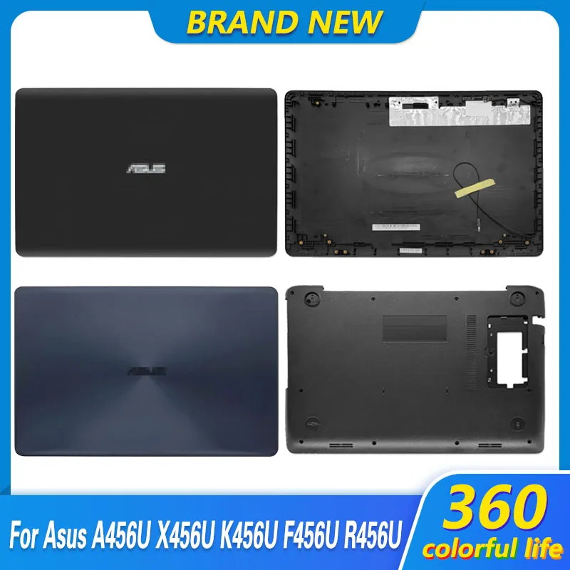 

New Top case For Asus A456U X456U K456U F456U R456U Series LCD Back Cover Bottom Case Screen Back Cover A D Shell Blue/Brown