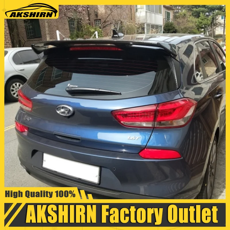 

Спойлер для Hyundai I30 I20, высококачественный спойлер из АБС-углеродного волокна, материал с рисунком, спойлер для заднего крыла автомобиля ...