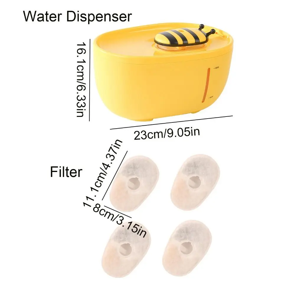 Дозатор воды для домашних животных бесшумный автоматический водяной фонтан