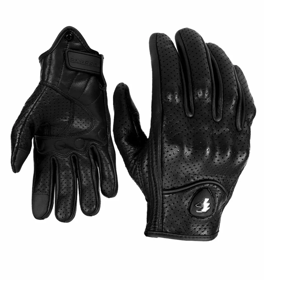 

Женские мотоциклетные перчатки из козьей кожи с сенсорным экраном, мужские ветрозащитные перчатки для мотоцикла