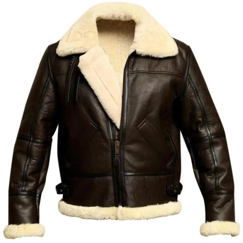

Add thick process men's wear fur coat long-sleeved fur coat faux fur coat