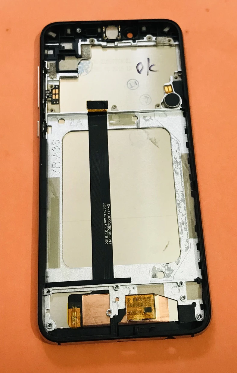 Оригинальный ЖК-дисплей б/у + сенсорный экран + рамка для UMIDIGI A3S MT6761 5,7 