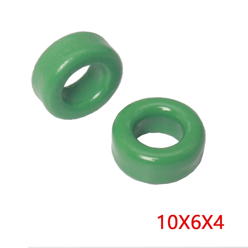 

Зелёные ферритовые магнитные кольца 11*6*4 мм