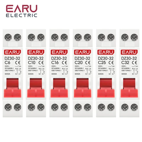 Мини автоматический выключатель EARUELECTRIC DPN-32