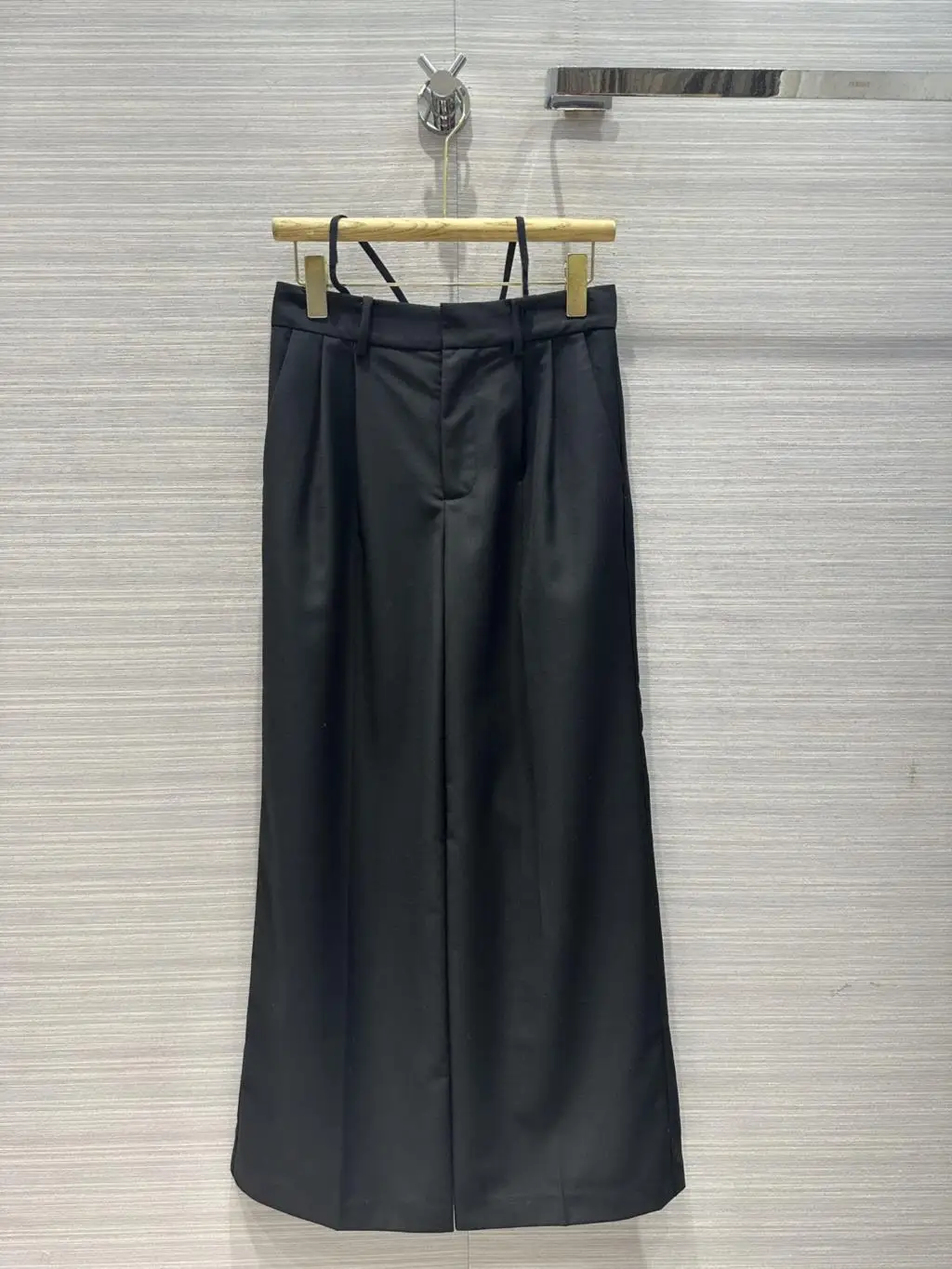 Trousers Wide Leg Straight-through Design Fashionable Temperament Slim Slimming Casual All-Matching 2023 summer women's new hot