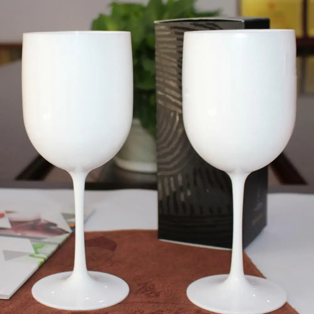 

480 ML Wine Cup Shockproof High Stability Plastic Vintage Style Romantic Champagne Party Supplies Bar Drinkware Cozinha Cooler