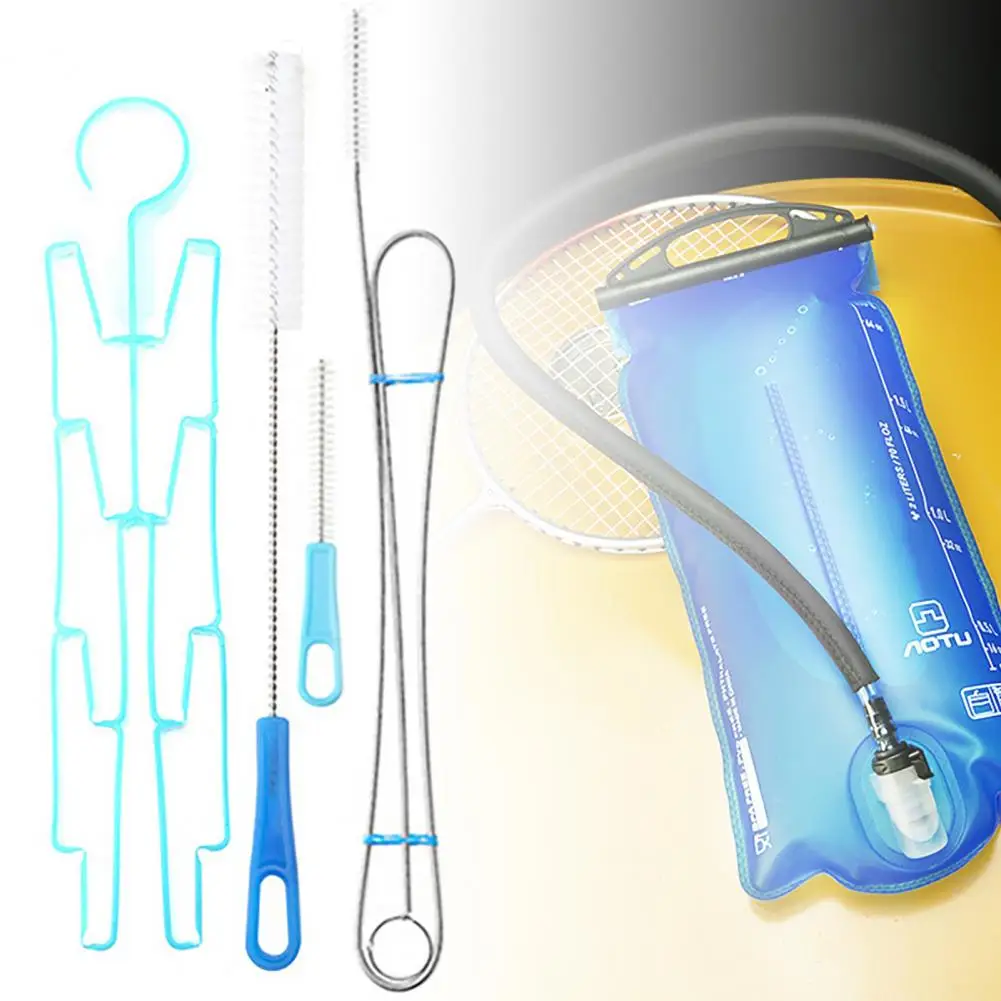 

4 шт./компл. простой набор для очистки водяного пузыря сушильный дизайн сумка для воды кисточка удобный 4-в-1 Набор для очистки водяного пузыр...