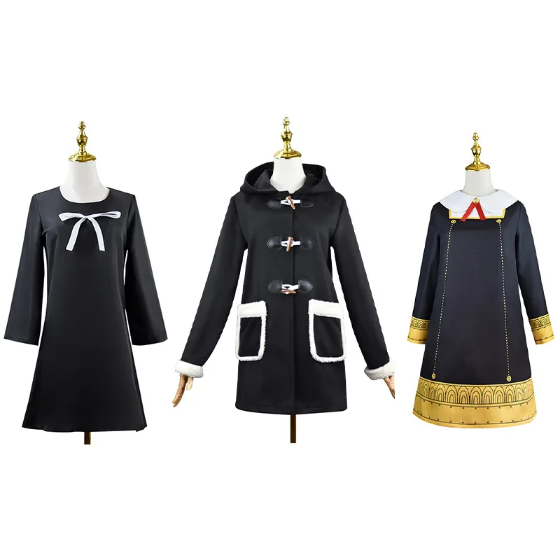 

Спай×семья Аня подделка Платье Аниме Косплей костюмы Wo Man куртка пальто повседневная одежда Хэллоуин Карнавальный Костюм