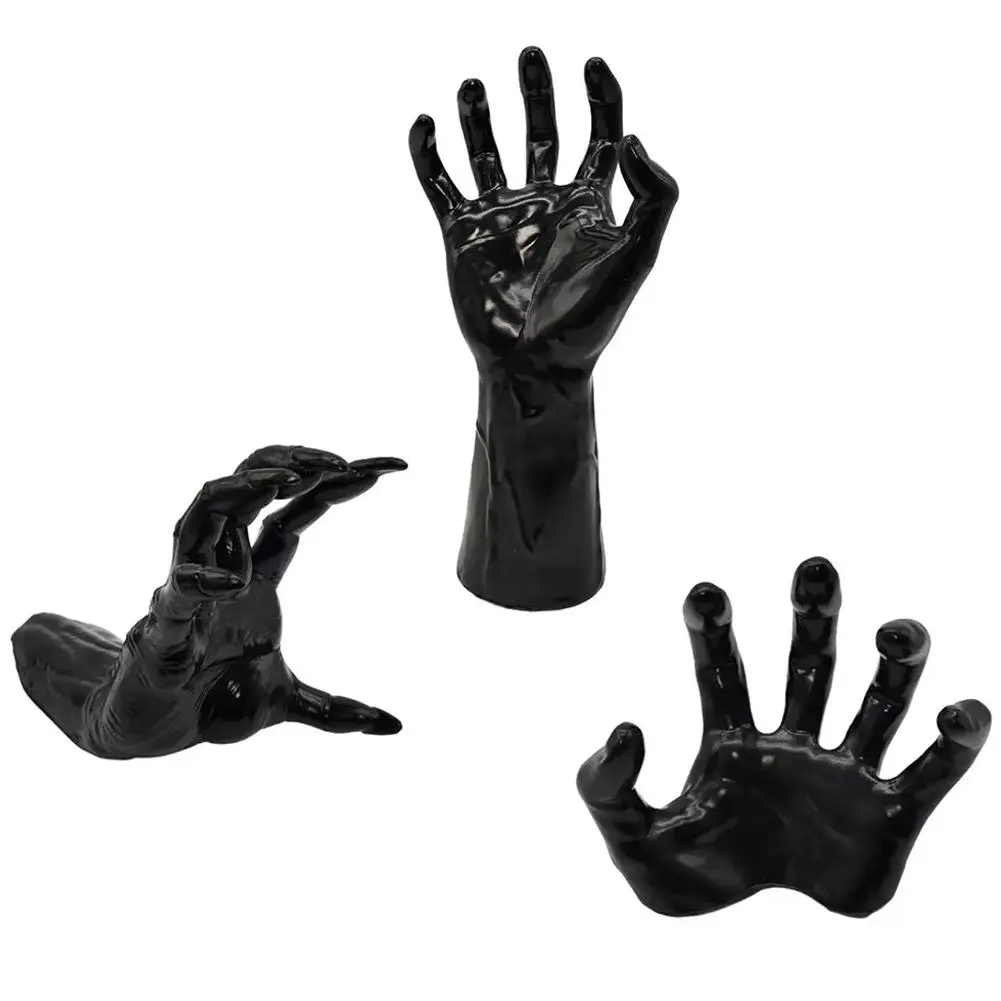 Настенный держатель для свечей на Хэллоуин жуткая захватывающая страшные руки