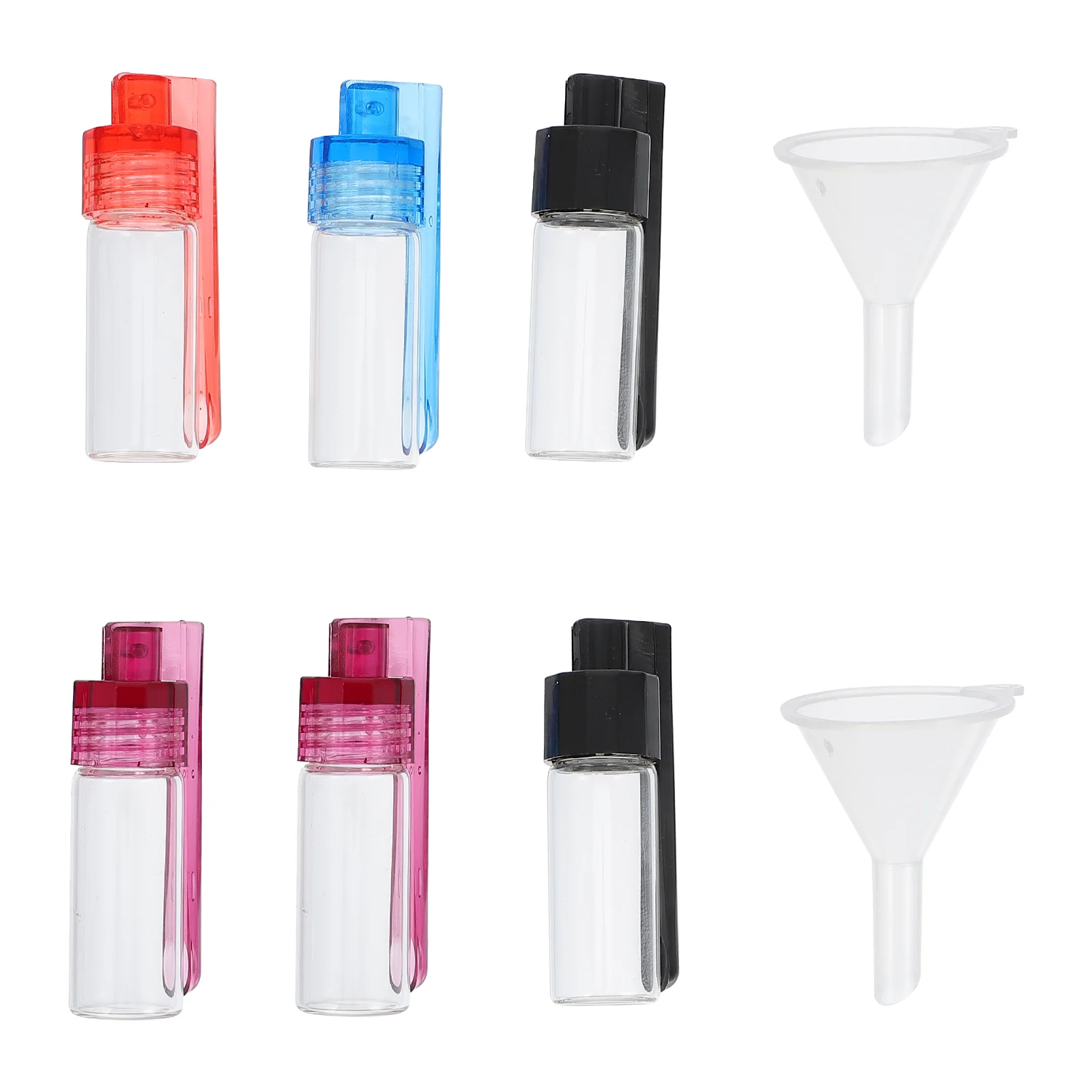 

1 Set Sample Small Useful Funnels Bottles Bottles for Home Storage
