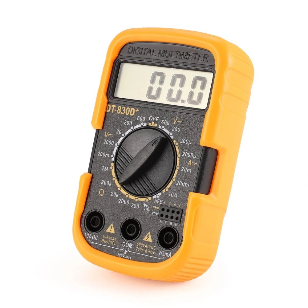 ЖК-цифровой мультиметр DT-830 AC DC напряжение диод Freguency тестер тока светящийся