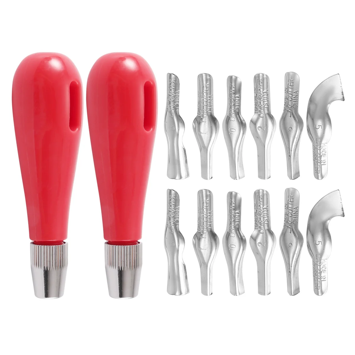 Набор резцов для линолеума 2 комплекта рукоделия с 6 различными лезвиями резки и