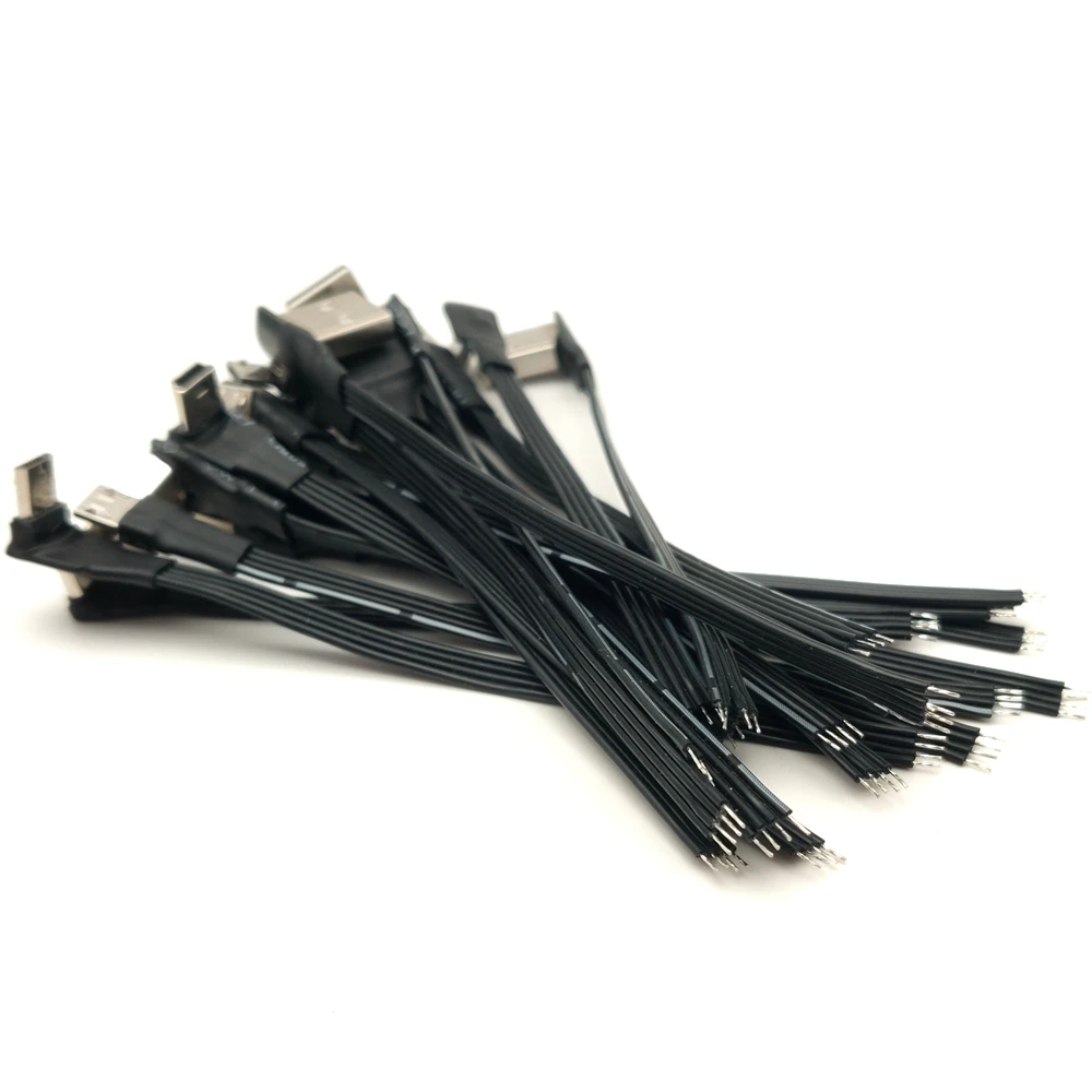 

10 см кабель «сделай сам» mini USB 2,0 штекер УДЛИНИТЕЛЬ шнур питания Зарядка передачи данных штекер гнездовой разъем 4 Pin 5 Pin