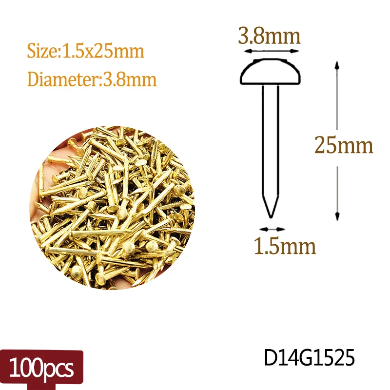 Бронзовые декоративные гвозди Hothamma