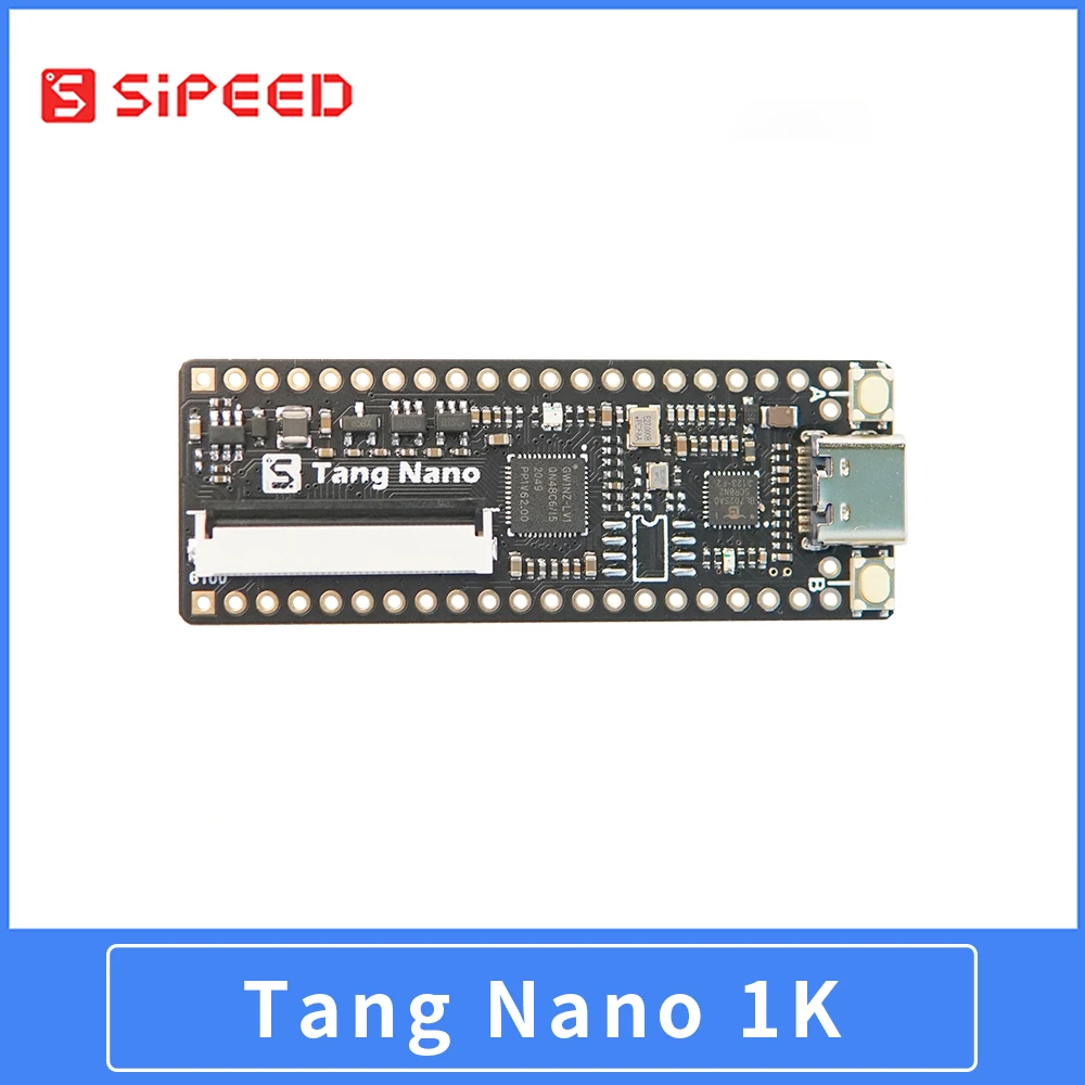 Sipeed Lichee Tang Nano1K Minimalist FPGA Development Board In-line Breadboard