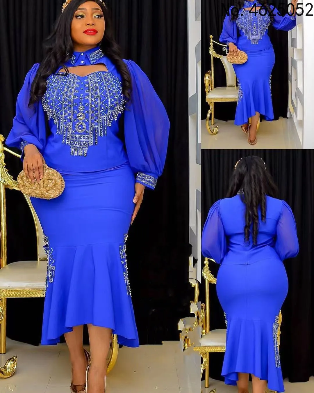 

Женская африканская одежда, новинка 2022, Дашики, топы и юбки с бриллиантами, элегантные турецкие платья для свадебной вечеринки, наряд