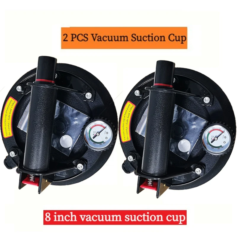 

Вакуумный подъемник для плитки, стекла, 8 дюймов, 2 шт., 250 кг