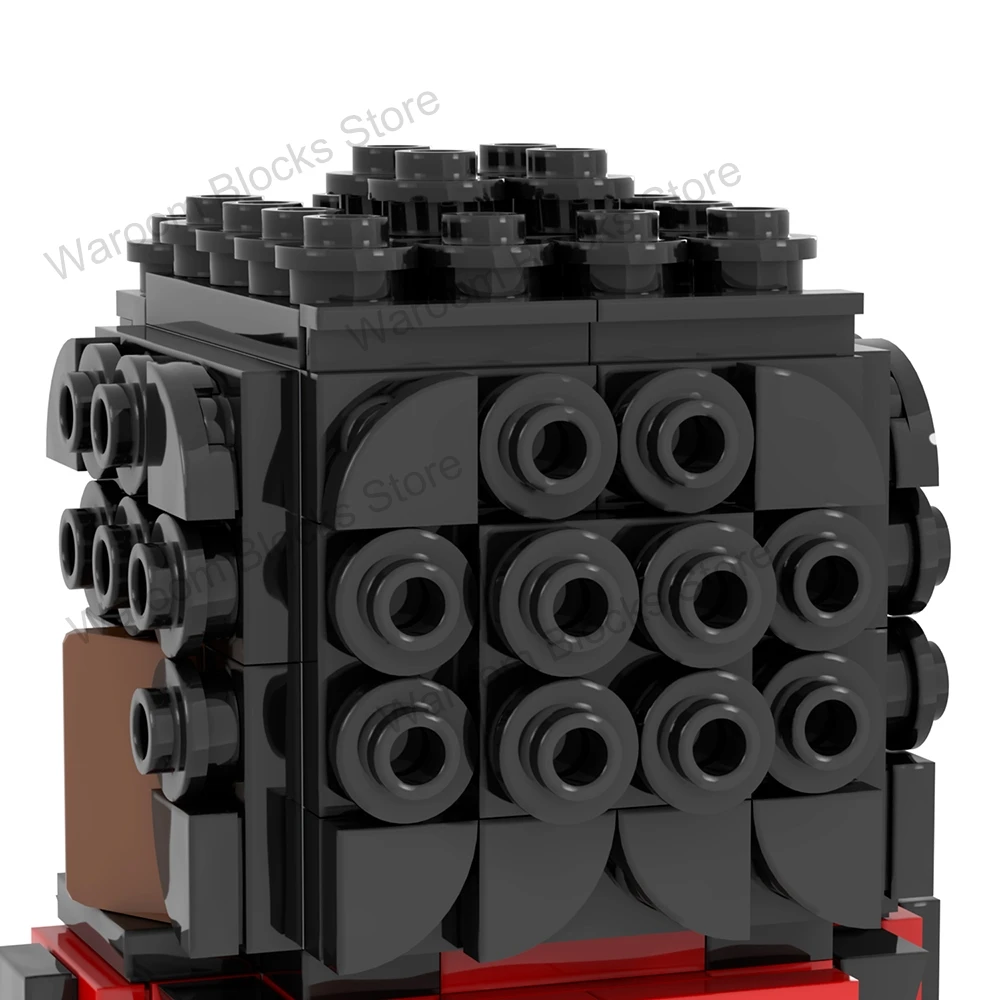 MOC7263 MJ Jackson Brickheadz King Of Pop Rock Star Singer Совместимая фигурка строительные блоки игрушки