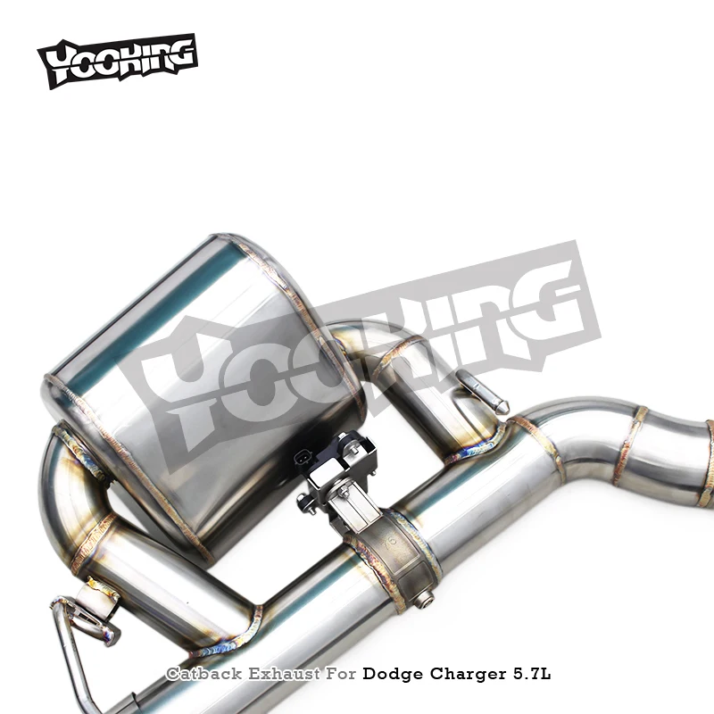 Фото Выхлопная система с клапанами Custom Valved Catback для Dodge Charger/Challenger V8 5.7L 2009-2014, трубы из SUS304, система Valvetronic №4