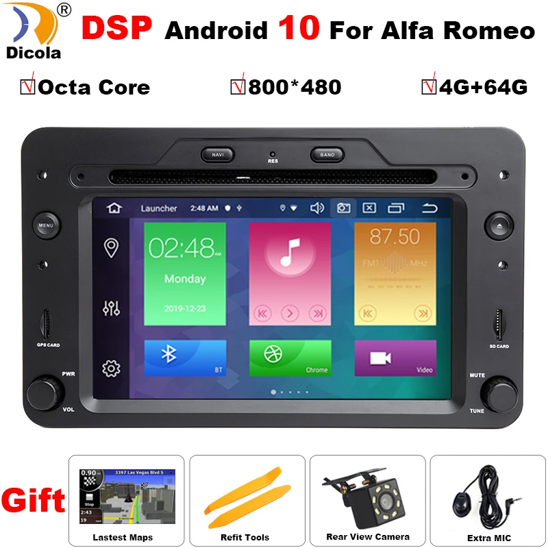 

PX5 Octa Core DSP 4+64G Android 10 Car DVD Player GPS Map WIFI Bluetooth RDS Radio For Alfa Romeo Brera 159 Sportwagon Spider