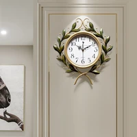 american style wall clock modern design large art luxury creative digital wall clock living room reloj de pared home decoration