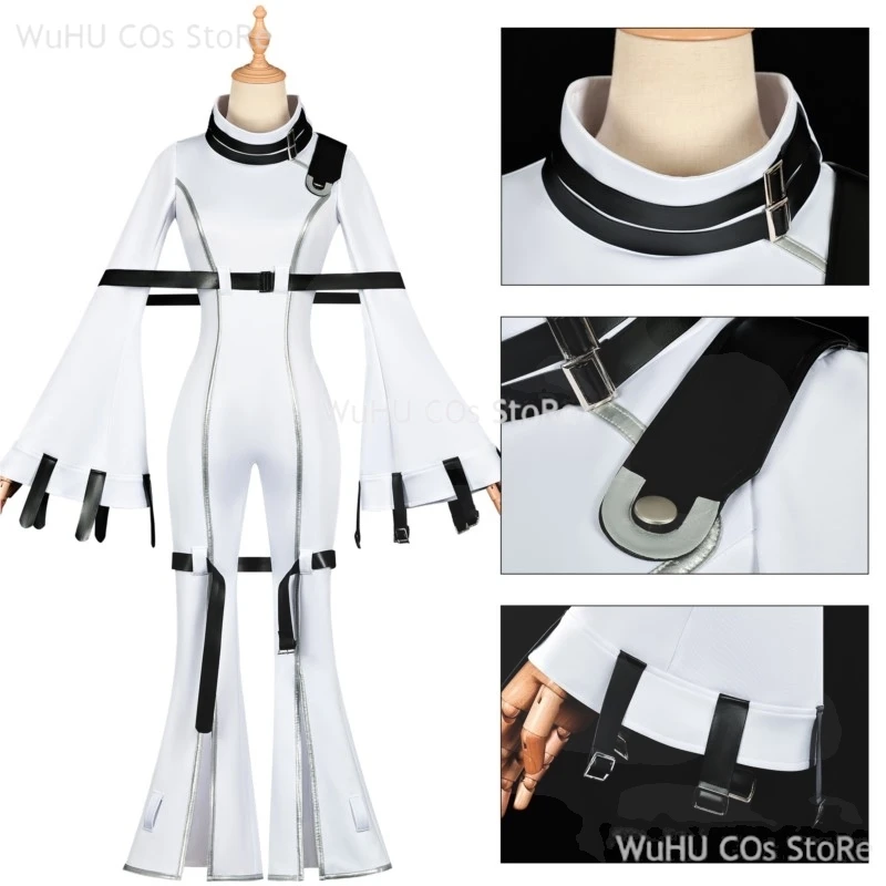 Аниме Code Geass: Hangyaku No Lelouch Костюмы для косплея C.C. Косплей Костюм Парик Белый Strait-Jacket