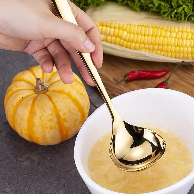 Ложка суповая утолщенная из нержавеющей стали 304 | Дом и сад