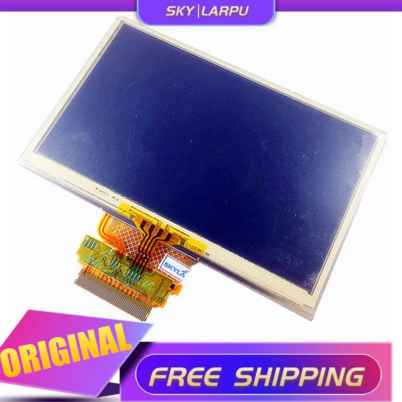 

4.3''Inch Complete LCD Screen For TomTom VIA 120 GPS Display Panel TouchScreen Digitizer Repair Replacement Free Shipping