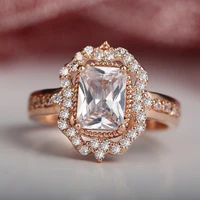 l engagement rings white zircon ring for women zircon ring crystal jewelry wedding rings for ladies